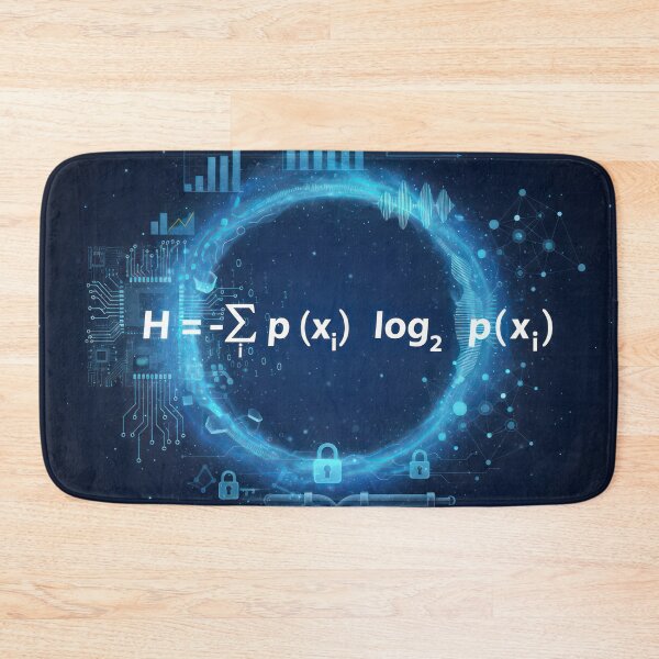 Item preview, Claude Shannon equation designed and sold by Javier Narváez Solarte.