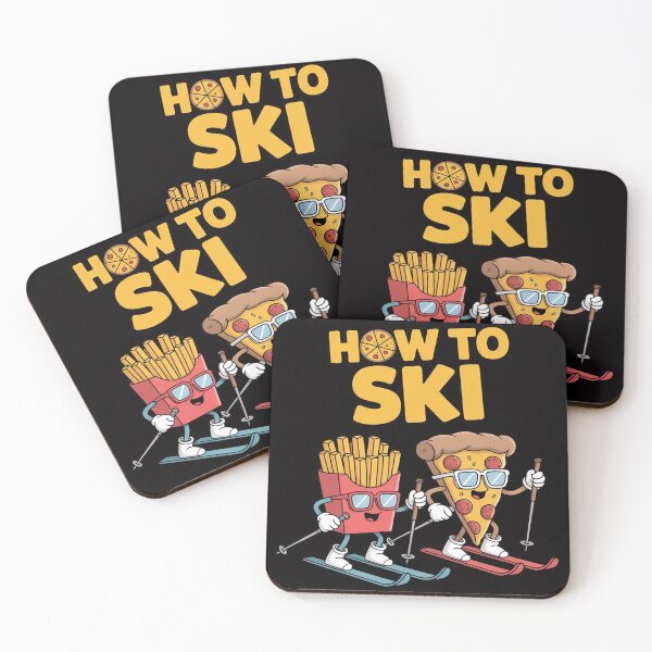 Item preview, How To Ski Pizza French Fries Skier Skiing Food Lover designed and sold by MuteElevent.
