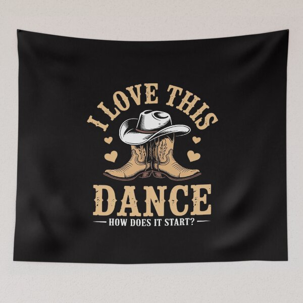 Item preview, How Does This Dance Start Line Dancer Country designed and sold by MuteElevent.
