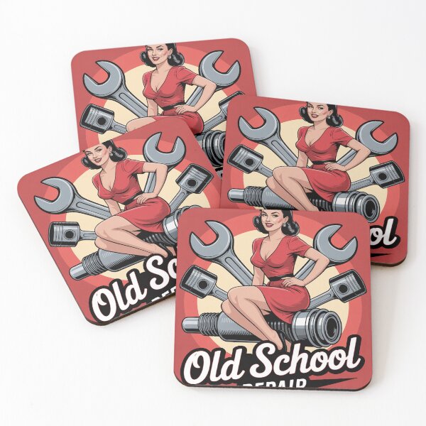 Item preview, Hot Rod Car Rockabilly Old School designed and sold by MuteElevent.