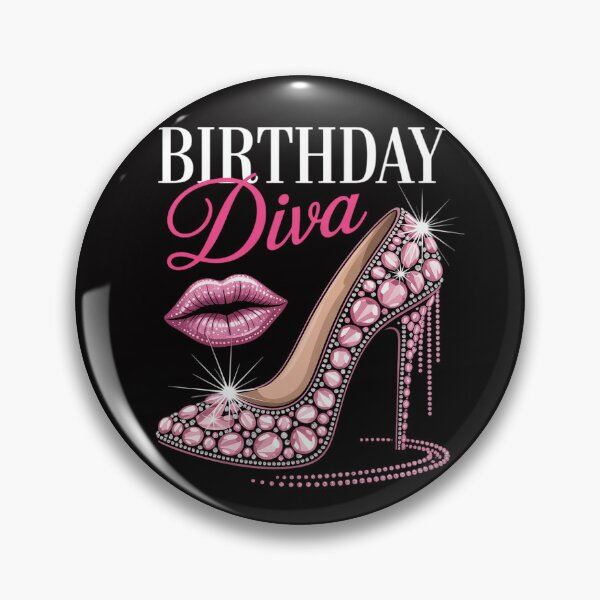 Item preview, Hot Pink Lips Gifts High Heel Afro Diva Birthday Melanin designed and sold by MuteElevent.