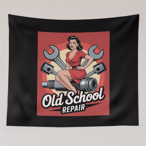 Item preview, Hot Rod Car Rockabilly Old School designed and sold by MuteElevent.