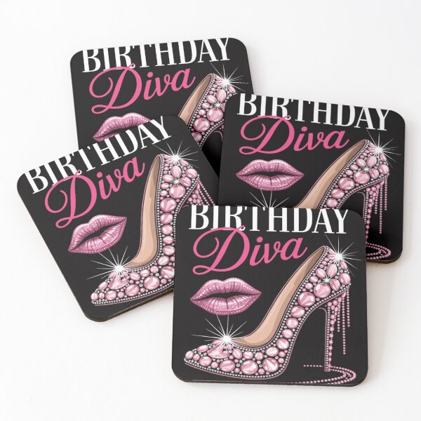 Item preview, Hot Pink Lips Gifts High Heel Afro Diva Birthday Melanin designed and sold by MuteElevent.