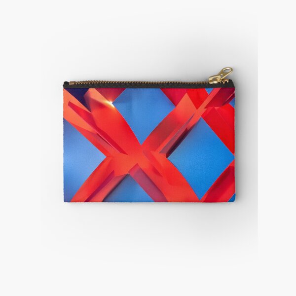 Item preview, Red Blue Interwoven Cubes designed and sold by SassyArtistry.
