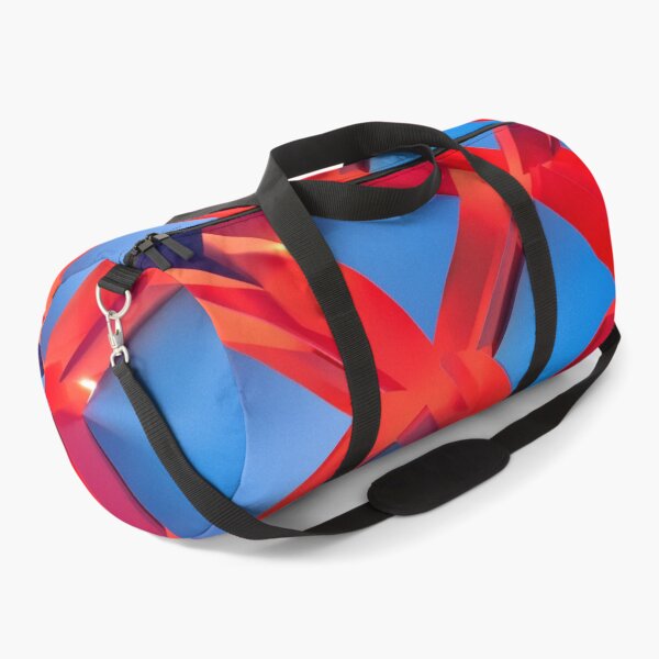 Item preview, Red Blue Interwoven Cubes designed and sold by SassyArtistry.