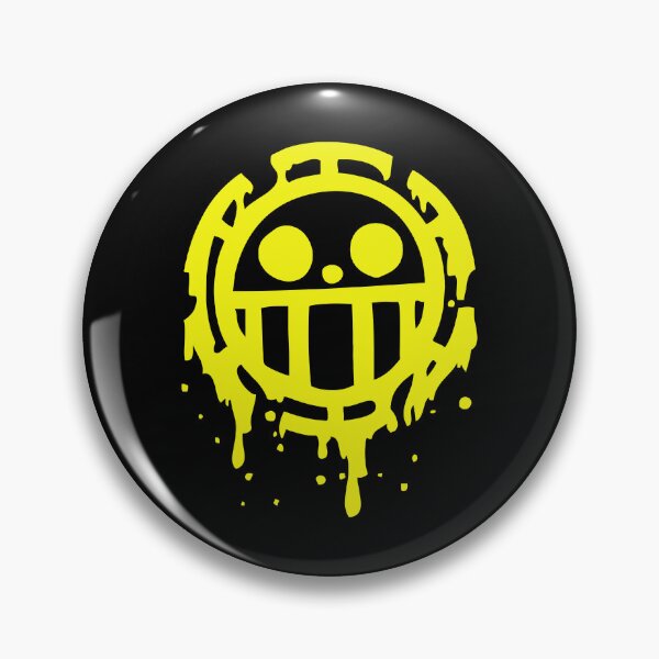 Item preview, Trafalgar D. Water Law pirates jolly roger flag yellow heart designed and sold by jeriney.