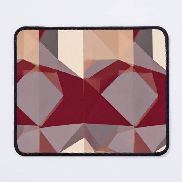 Item preview, Red Beige Geometric Layout designed and sold by SassyArtistry.