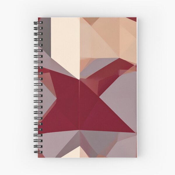 Item preview, Red Beige Geometric Layout designed and sold by SassyArtistry.
