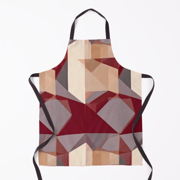 Item preview, Red Beige Geometric Layout designed and sold by SassyArtistry.
