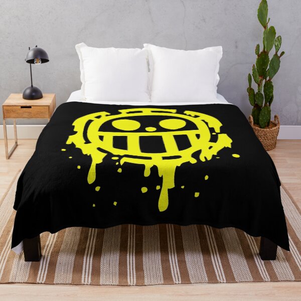 Item preview, Trafalgar D. Water Law pirates jolly roger flag yellow heart designed and sold by jeriney.