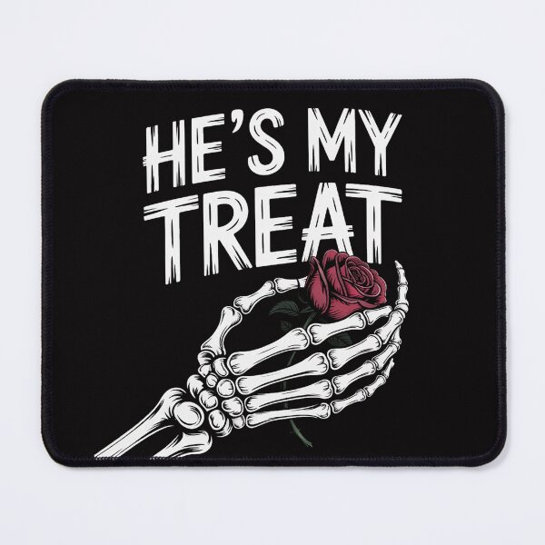 Item preview, Hes My Treat Skeleton Matching Couple Halloween Hers designed and sold by MuteElevent.