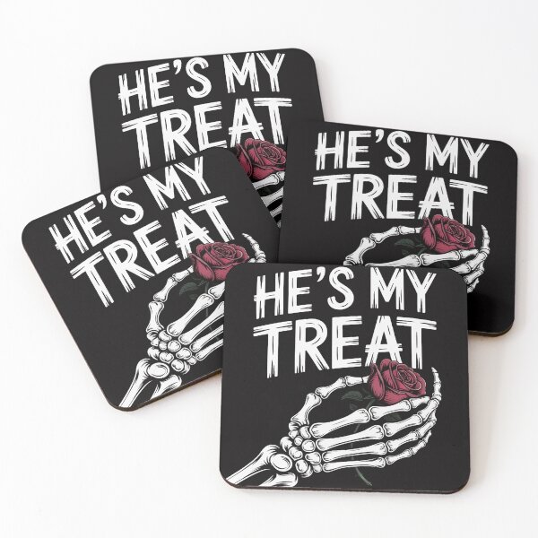 Item preview, Hes My Treat Skeleton Matching Couple Halloween Hers designed and sold by MuteElevent.