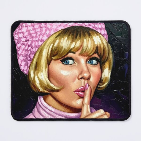Item preview, Doris Day - Pink & Pop Art Shush Portrait designed and sold by Art's Diner.