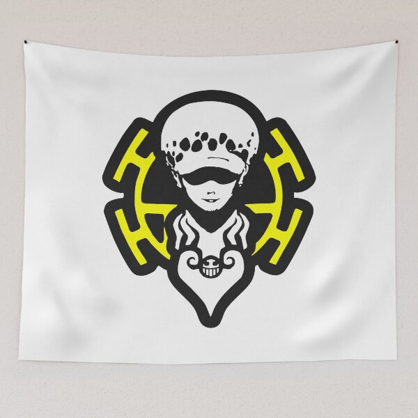 Item preview, Trafalgar D. Water Law pirates jolly roger flag face designed and sold by jeriney.