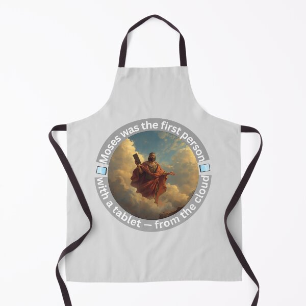 Item preview, Moses was the first person with a tablet from the cloud designed and sold by BandGTees.