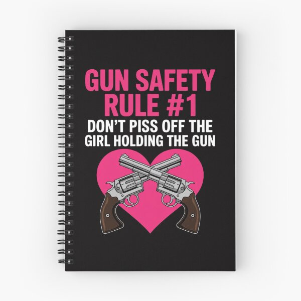 Item preview, Gun Safety Rule Don't Piss Of The Girl Holding The Gun designed and sold by CareTopping.
