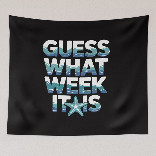 Item preview, Guess What Week It Is Shark Awareness Support Summer designed and sold by CareTopping.