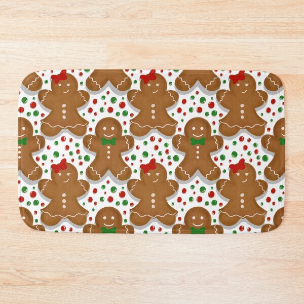 Item preview, Gingerbread People with Red and Green Candy designed and sold by heatherbenner.