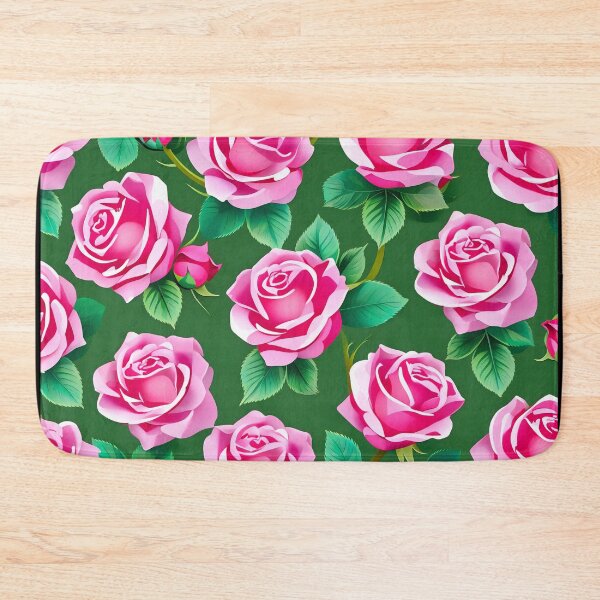 Item preview, Pink Rose Floral Seamless Pattern designed and sold by SassyArtistry.