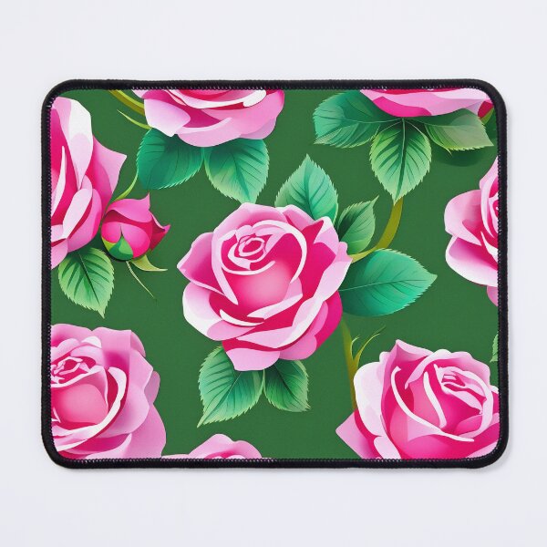 Item preview, Pink Rose Floral Seamless Pattern designed and sold by SassyArtistry.