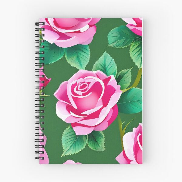 Item preview, Pink Rose Floral Seamless Pattern designed and sold by SassyArtistry.
