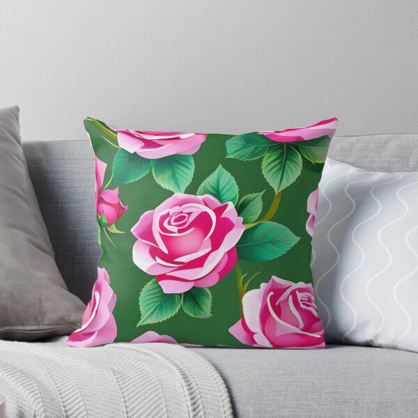 Item preview, Pink Rose Floral Seamless Pattern designed and sold by SassyArtistry.