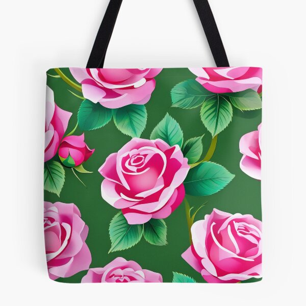 Item preview, Pink Rose Floral Seamless Pattern designed and sold by SassyArtistry.