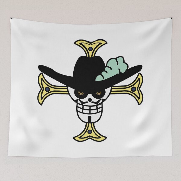 Item preview, Dracule "Hawk Eyes" Mihawk pirates jolly roger flag designed and sold by jeriney.