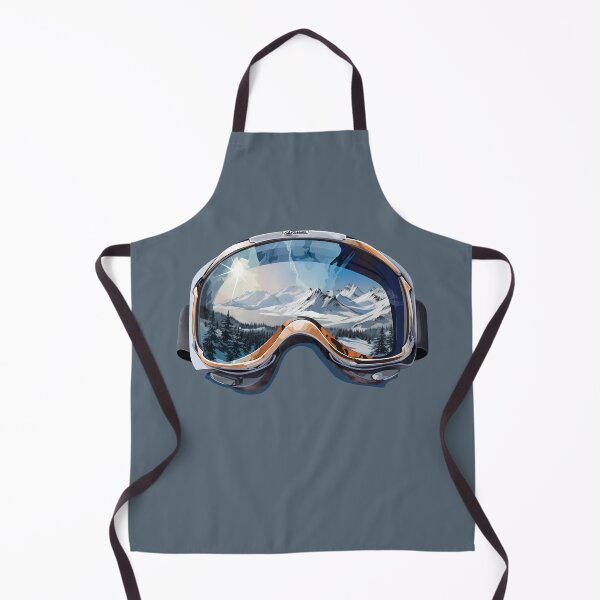 Item preview, Powder Day Ski Goggles Scene Snowboard Winter Mountain Adventure designed and sold by meganohm.