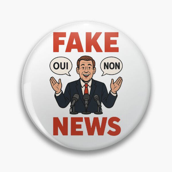 Item preview, Politician YES / NO – FAKE NEWS Satire Poster designed and sold by JonathanP514.