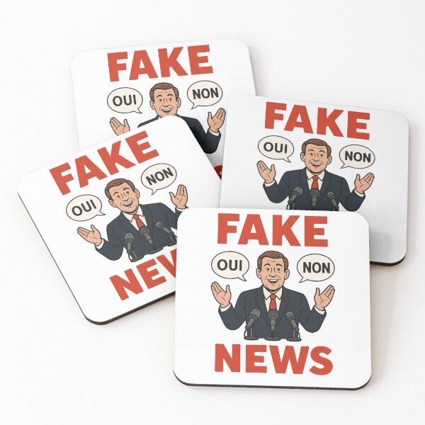 Item preview, Politician YES / NO – FAKE NEWS Satire Poster designed and sold by JonathanP514.