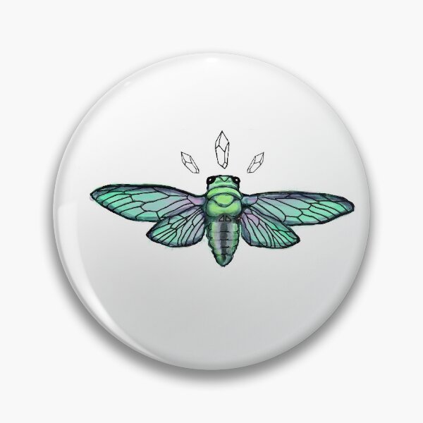 Item preview, Cicada with crystals designed and sold by EricaVollmer.