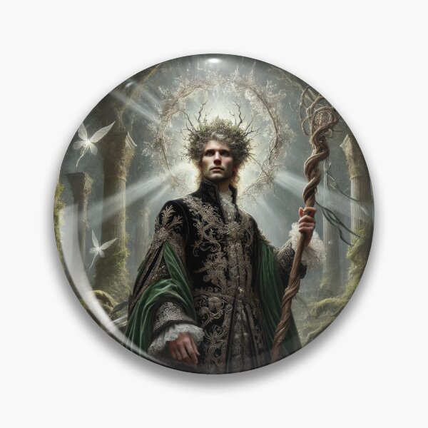 Item preview, Oberon Ascends – Baroque Myth in Enchanted Ruins designed and sold by Anavrin-art.