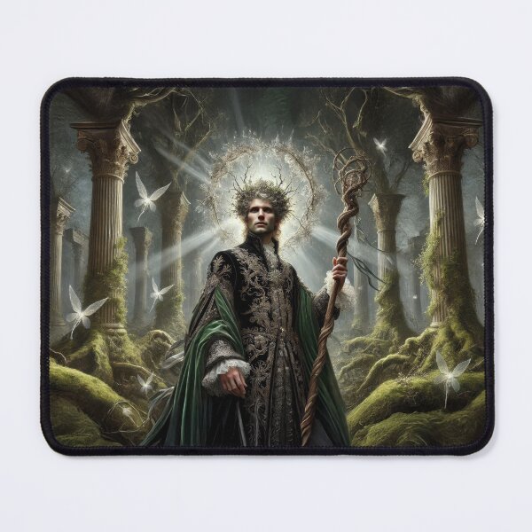 Item preview, Oberon Ascends – Baroque Myth in Enchanted Ruins designed and sold by Anavrin-art.