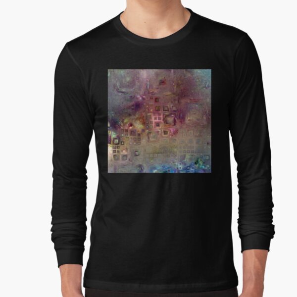 Crystalline Squares 6 Long Sleeve T-Shirt