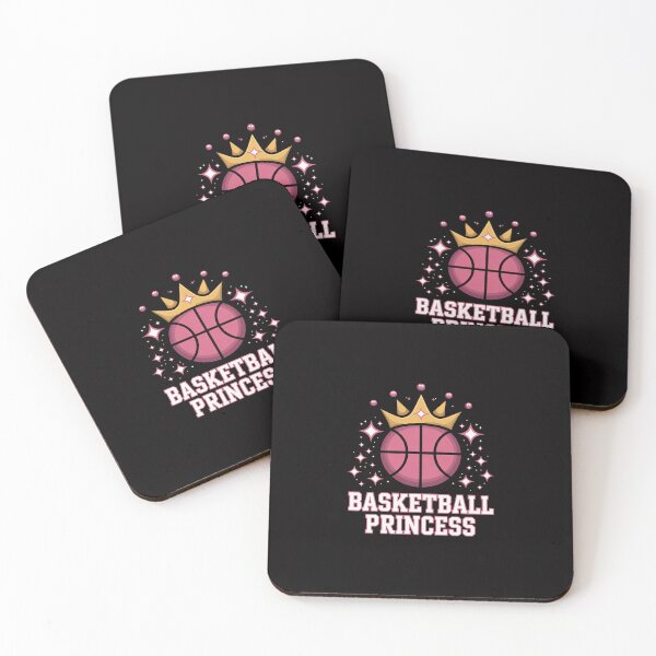 Item preview, Girls Basketball Princess Pink Basketball Ball Crown designed and sold by ConceptThena.