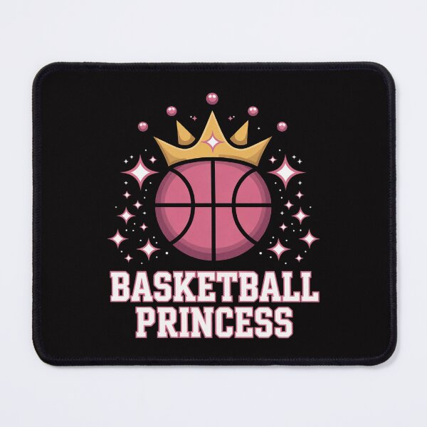 Item preview, Girls Basketball Princess Pink Basketball Ball Crown designed and sold by ConceptThena.