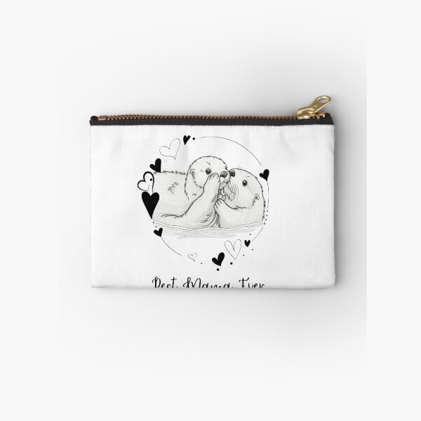 Item preview, Best Mama Ever. Sea Otter Mother and Baby Otter design designed and sold by SofikoDesigns.