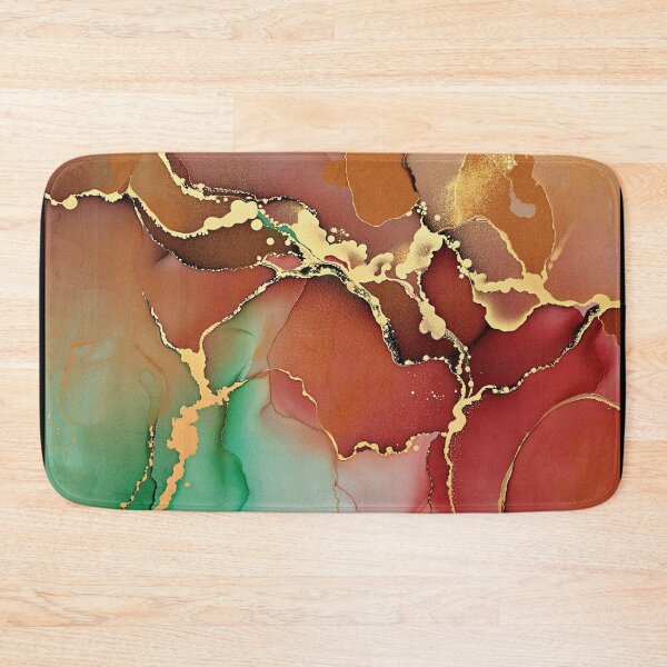 Item preview, Gold Vein Alcohol Ink Marble designed and sold by SassyArtistry.