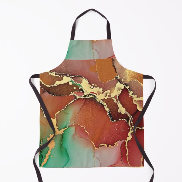 Item preview, Gold Vein Alcohol Ink Marble designed and sold by SassyArtistry.