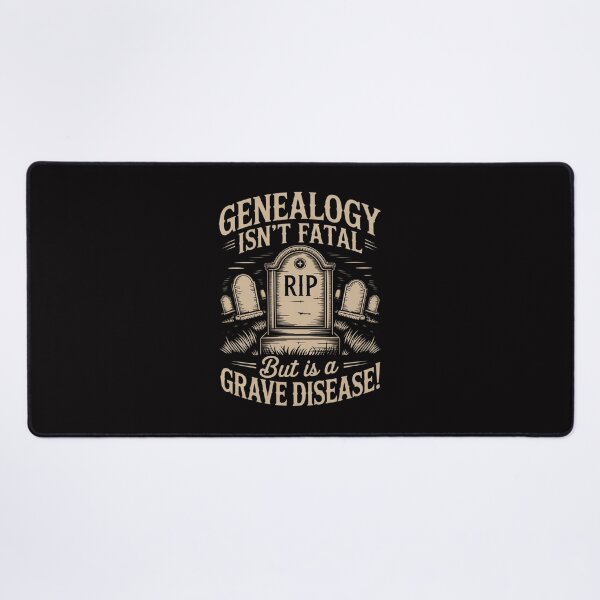 Item preview, Genealogy Isn't Fatal But A Grave Disease - Genealogist designed and sold by ConceptThena.