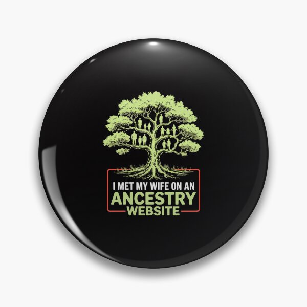 Item preview, Genealogy Marriage Joke I Met My Wife Through Ancestry designed and sold by ConceptThena.