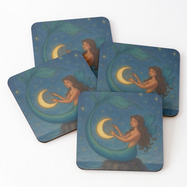 Item preview, The Moon Harp Mermaid designed and sold by Taylored Harmony.