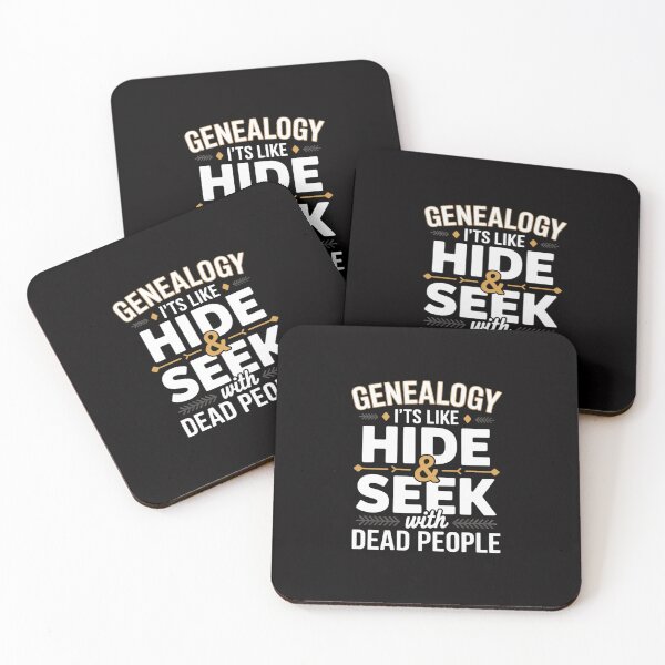 Item preview, Genealogy Hide & Seek With Dead People Genealogist Ancestry designed and sold by ConceptThena.