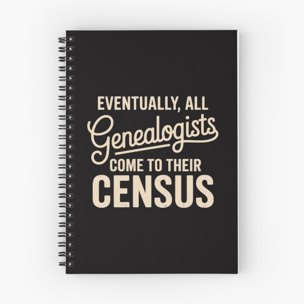 Item preview, Genealogy Gift All Genealogists Come to Their Census Pun designed and sold by ConceptThena.
