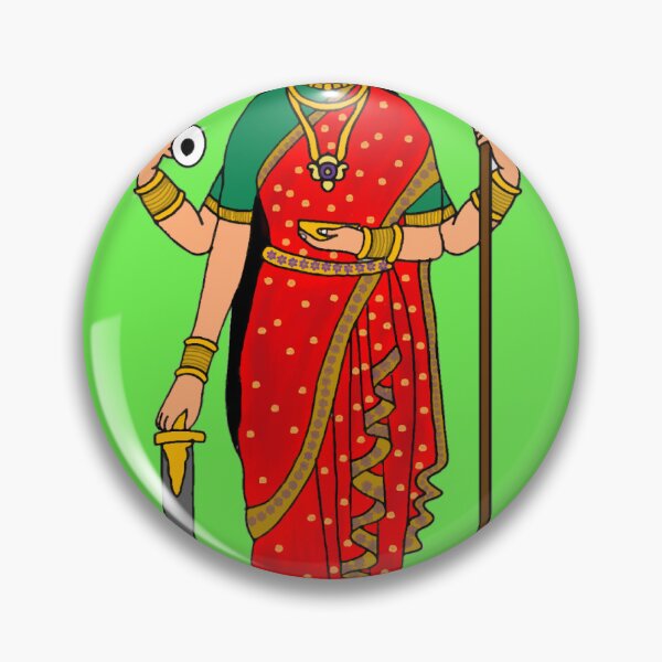 Item preview, Goddess Durga Drawing – Divine Hindu Art designed and sold by Harshit_Digital_Arts.