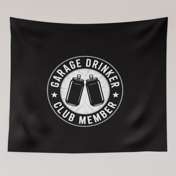 Item preview, Garage Drinker Club Member Day Drinking Dad Beer Mens Garage designed and sold by ConceptThena.