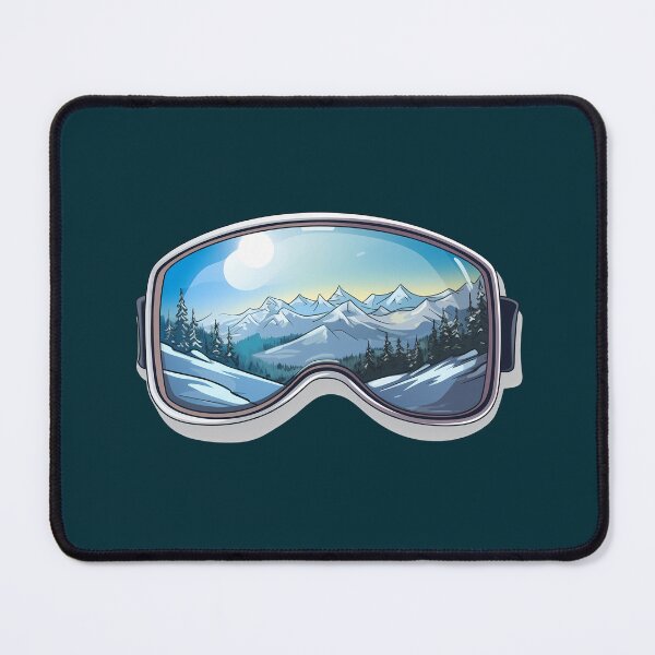 Item preview, Winter Sunrise Snow Goggles Art Ski Snowboard Mountain Landscape designed and sold by meganohm.