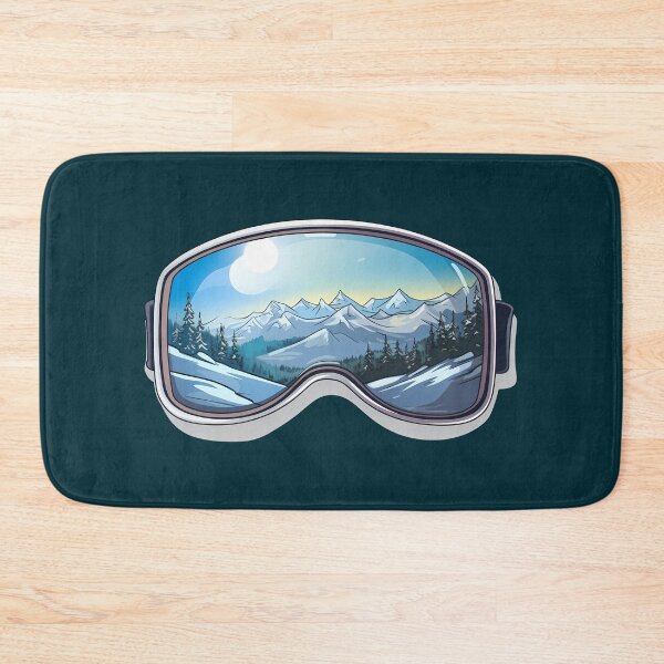 Item preview, Winter Sunrise Snow Goggles Art Ski Snowboard Mountain Landscape designed and sold by meganohm.