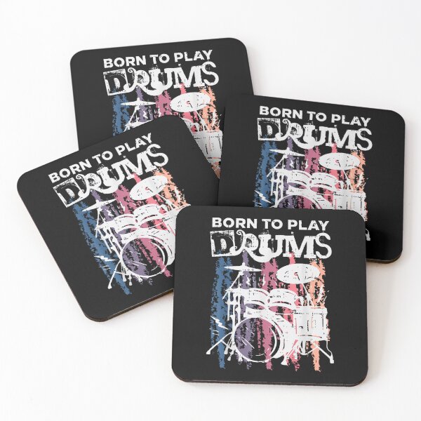 Item preview, Born to Play Drums Rock Music Band Drummer designed and sold by Hica1889.